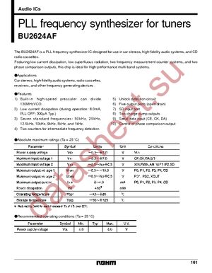BU2624AF-E2 datasheet  